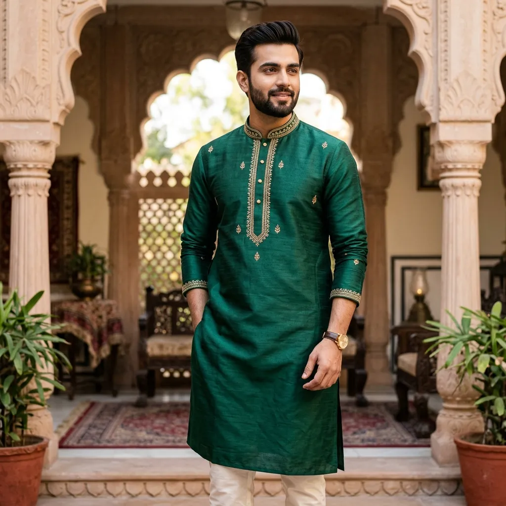 Royal hand-crafted Sherwani and traditional wear in Kolkata - Tanbir Style Zone